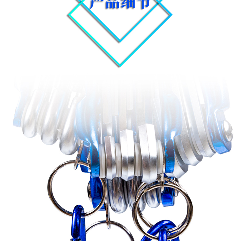 折叠内六角扳手套装梅花中空六角匙米字螺丝刀工具1.5-8mmT9T40详情8