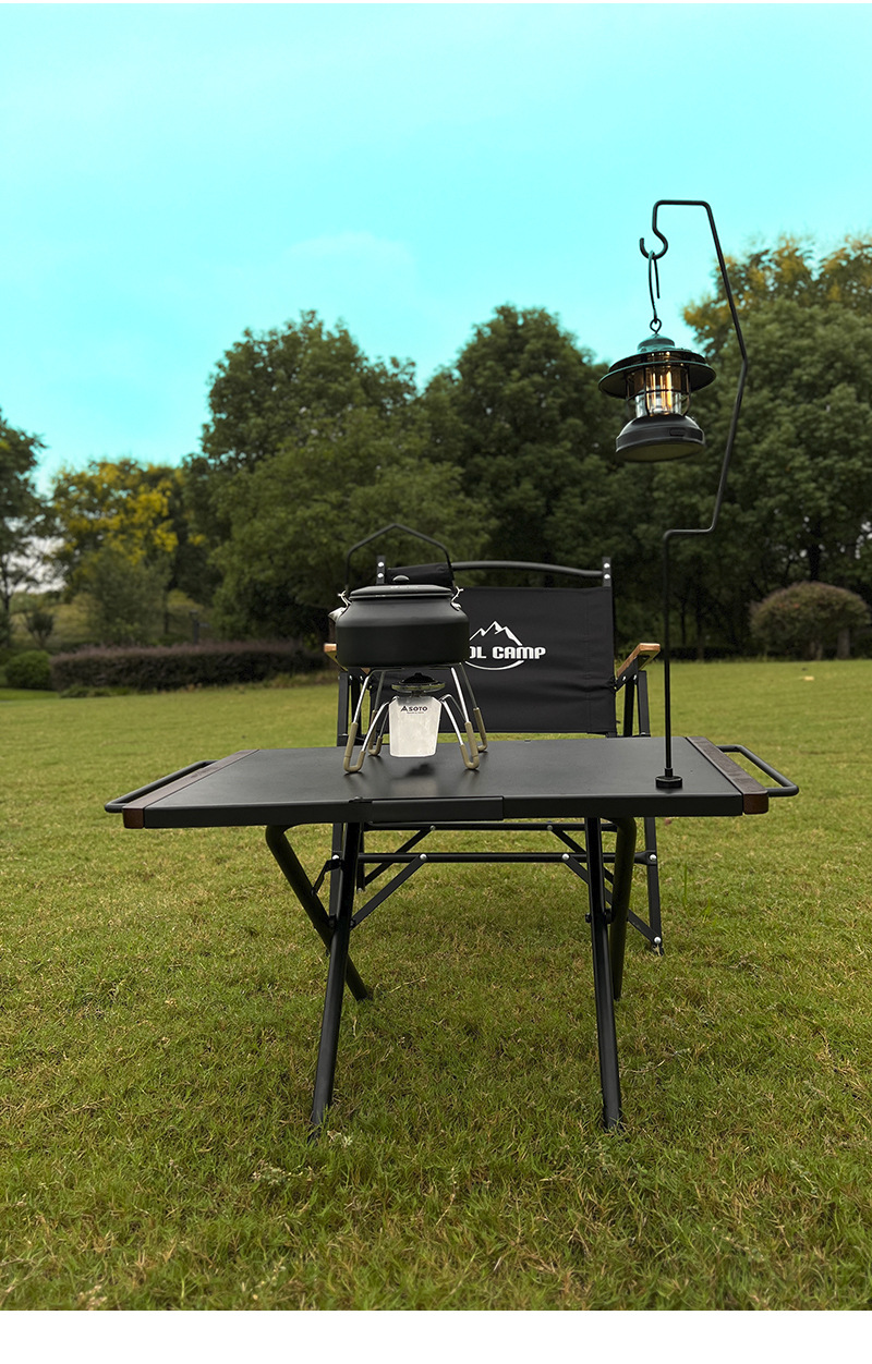 COOLCAMP山地野营用品户外露营桌灯架IGT桌灯架复古铁艺详情10