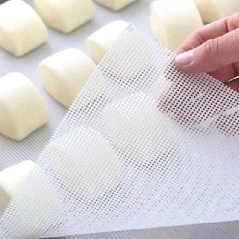 Silicone steamer cloth, drawer cloth, non-stick steaming cloth, steamed bun pad, silicone tray, steaming plate pad, steamed bun pad, square pic 13