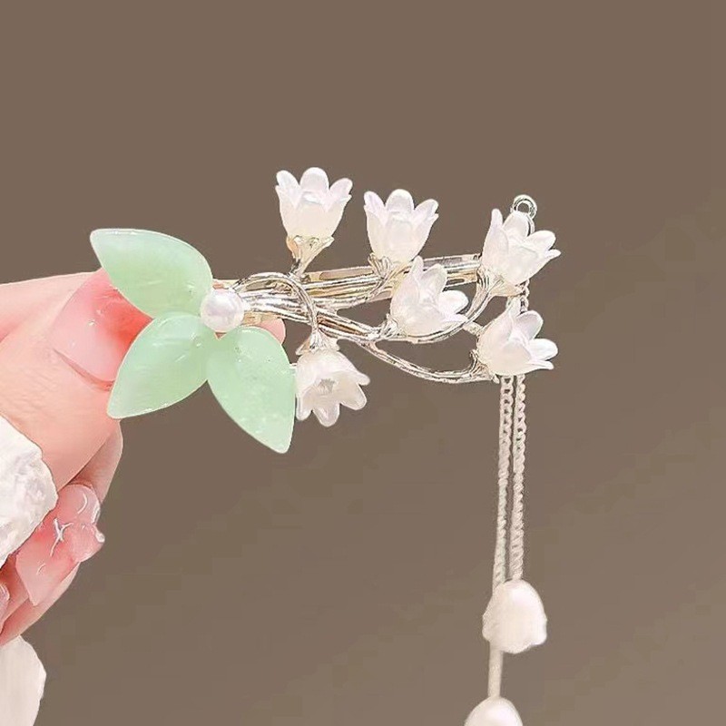 新款蝴蝶结鸭嘴夹义乌配饰高级感小香风发夹无痕小众款边夹儿童款详情16