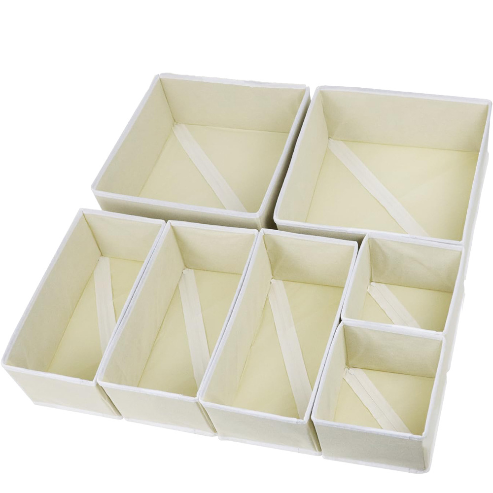 Household daily washable non-woven fabric underwear storage box, foldable storage box, wardrobe drawer storage box pic 16