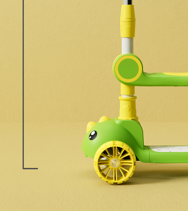 儿童滑板车批发1-3-6-12岁三合一踏板折叠款男女宝宝滑滑溜溜车详情9