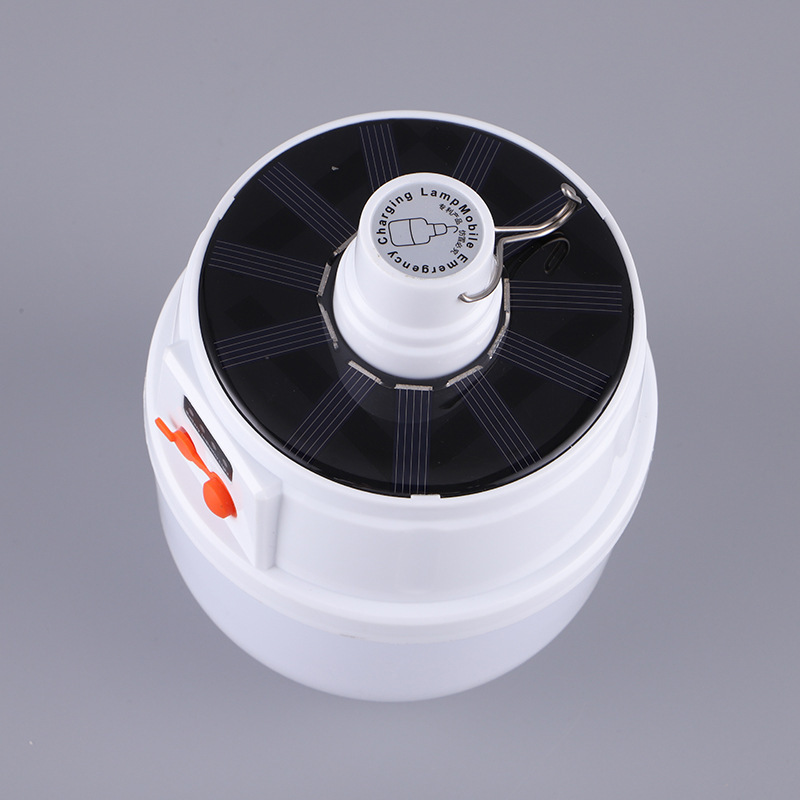 Solar LED outdoor lighting lamps, portable camping tent lamps, USB charging atmosphere mushroom lamps, camping lamps pic 5