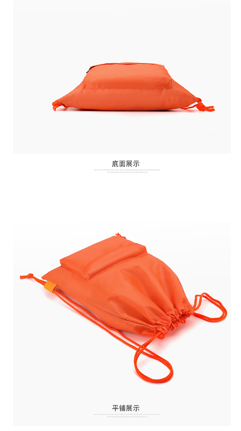 Customized waterproof drawstring backpacks, sports and fitness bags, hiking and running backpacks, cross-border basketball and football bags pic 27