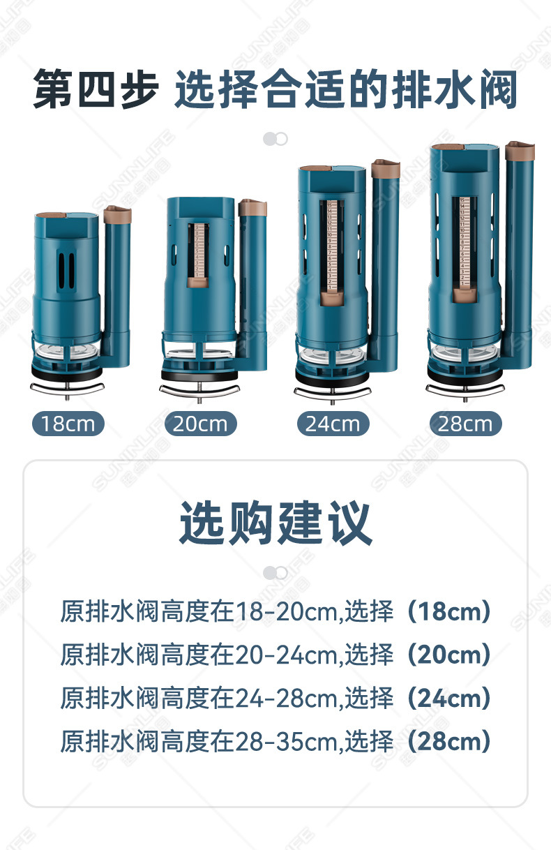 吸塑洁具马桶水箱配件进水阀坐便器排水阀马桶下水连体高压套装详情17