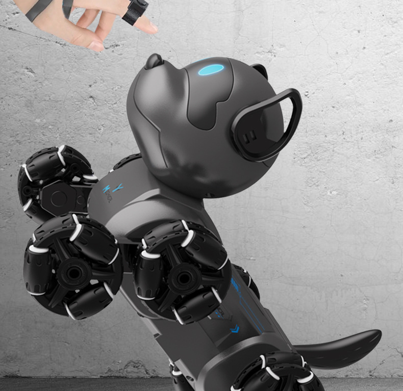 玩具遥控手势感应八轮四驱机械特技狗2.4G摆臂攀爬漂移玩具狗智能详情7