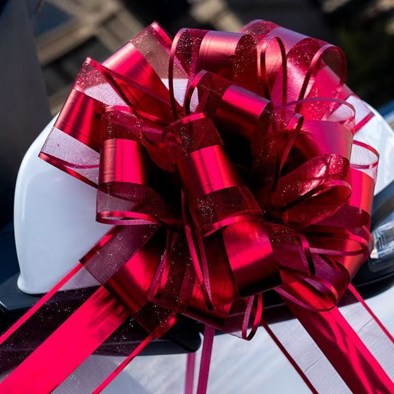 新款结婚拉花蝴蝶结婚车门把手装饰婚庆用品婚房全套布置汽车婚礼详情9