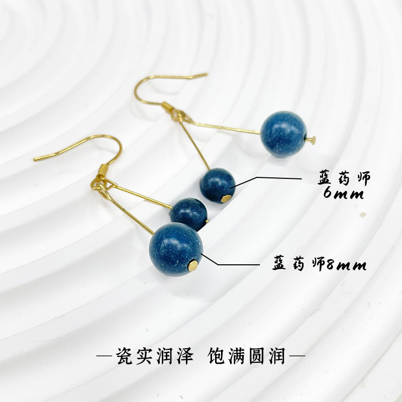 【垂云珥】合香珠耳坠新中式复古合香原创设计玫瑰香香方耳环耳饰详情9