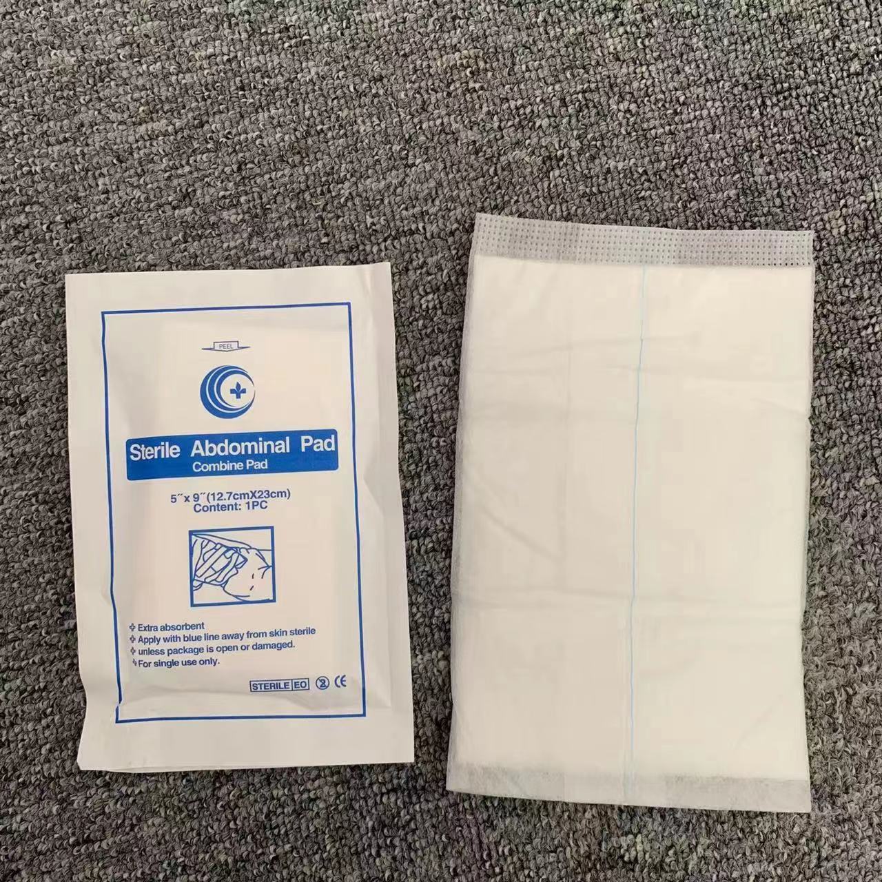 Foreign trade cross-border sterile abdominal pad disposable combination pad 12.7*23cmABD abdominal hemostatic pad gauze block pic 4