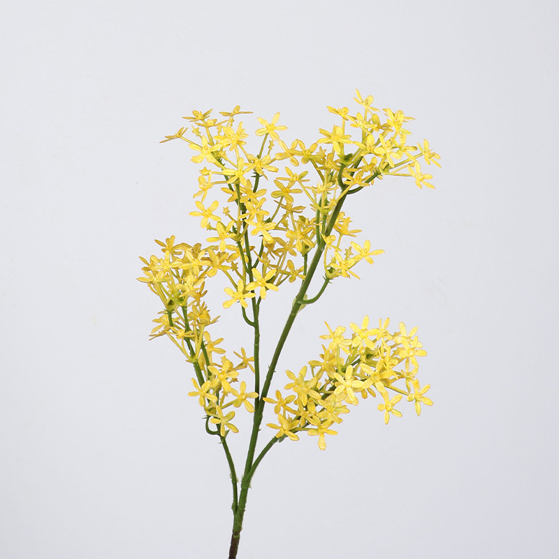 仿真银冠花小碎花野花仿真花造景装饰花假花婚礼布置插花花材花艺详情5