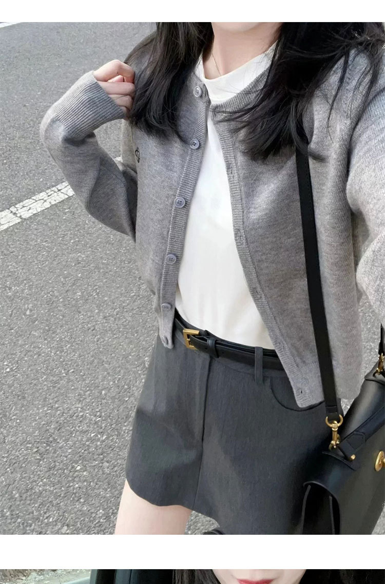 春秋百搭裙裤抗皱修身显腿短裙女高腰a字裙内衬包臀西装半身裙详情5