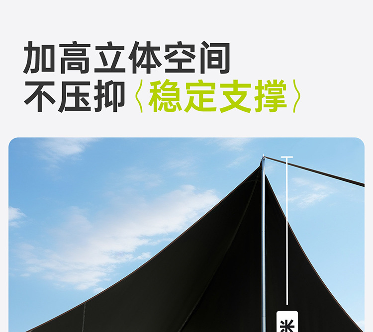 丛林战队燕尾天幕帐篷户外八爪鱼免搭建露营加厚黑胶防晒速开天幕详情14