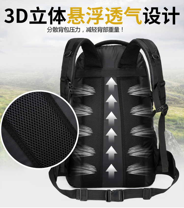 Yitu Cross-border New backpacks, large-capacity mountaineering bags, outdoor sports backpacks wholesale, multi-functional hiking travel bags pic 2