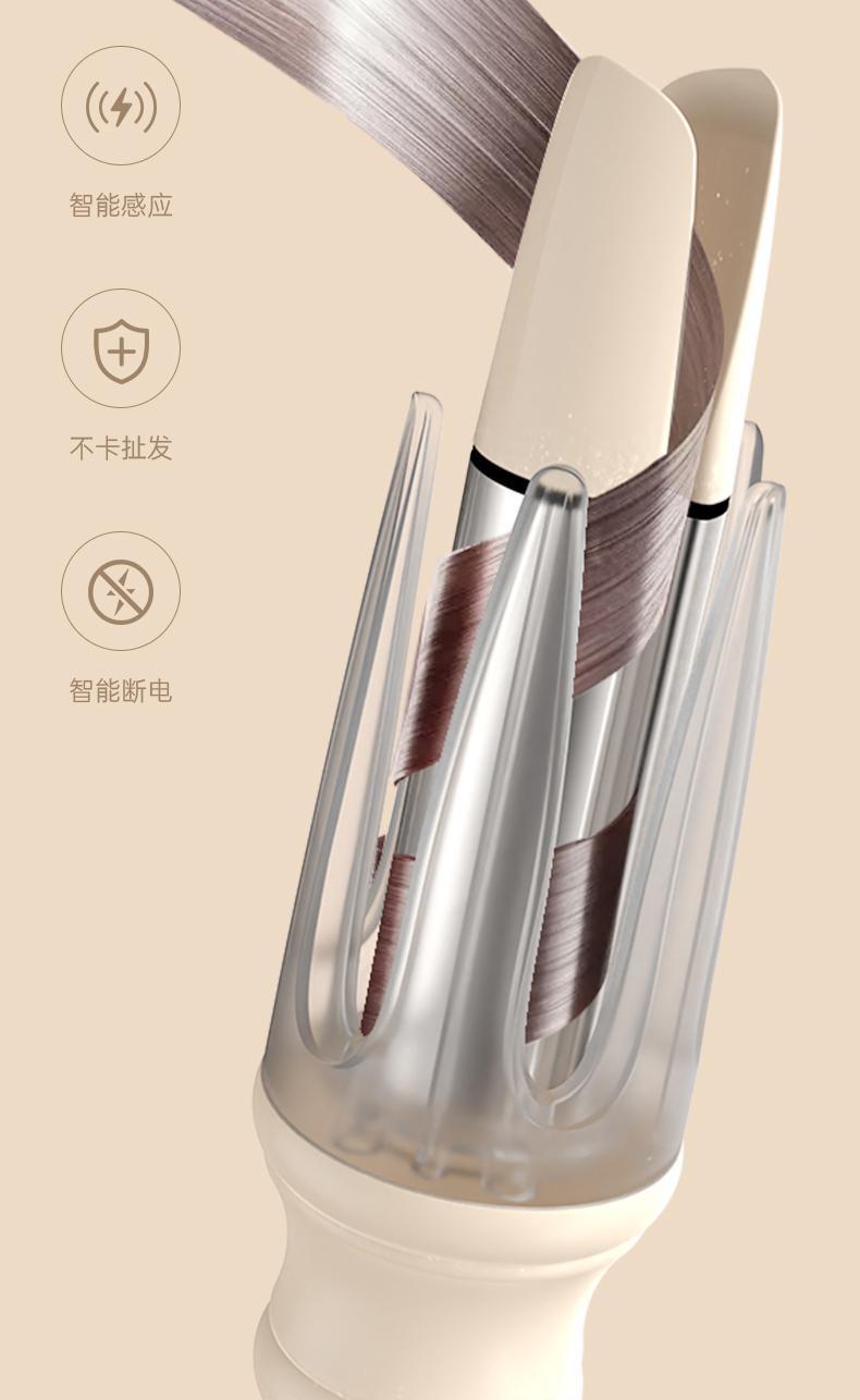 自动卷发棒全自动32mm大波浪不伤发护发卷发器批发支持跨境CE,FCC详情6