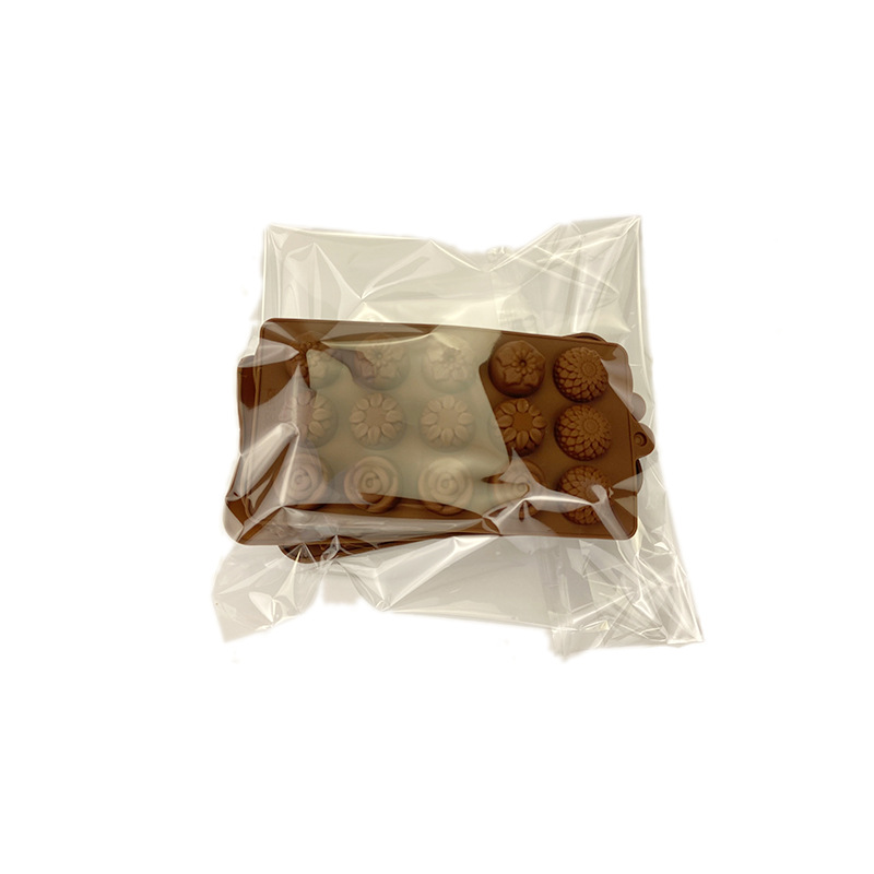 New flower-shaped chocolate silicone mold set, tulip cookie gummy diy mold, cake baking mold pic 36