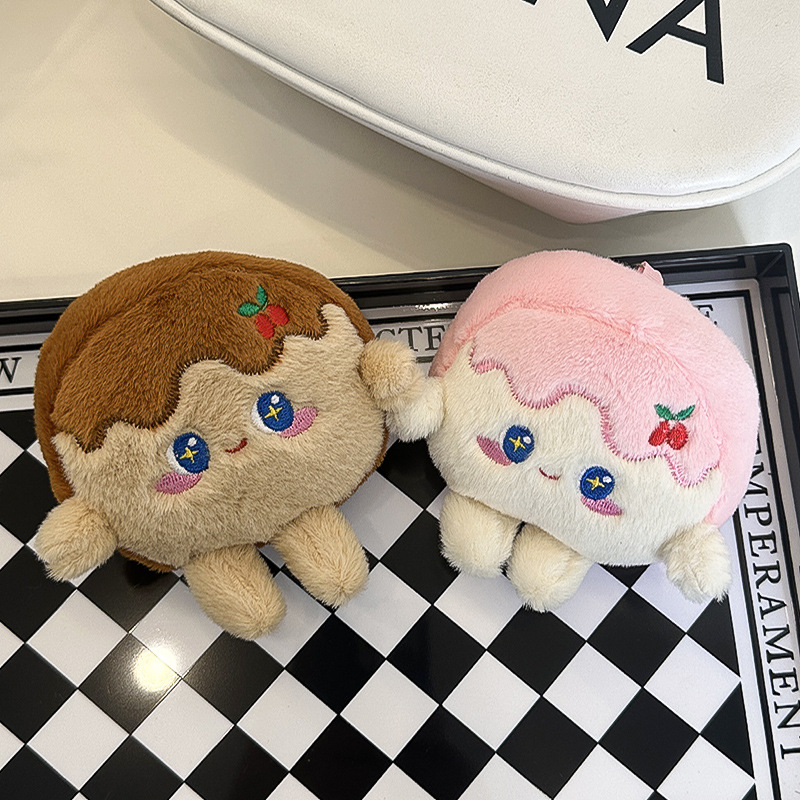 Cartoon food dolls, toast figurines, small dolls, plush hangers, bulk goods, best friend birthday cakes, dolls, keychains pic 5