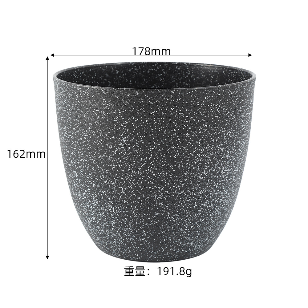 加厚园艺花卉绿植盆欧式简约花盆家用客厅阳台落地塑料花盆详情11