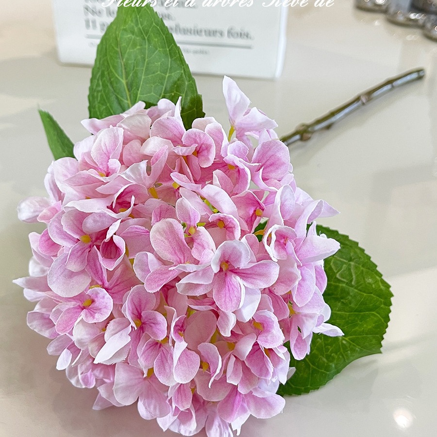 公主绣球花仿真花绢布假花花束客厅餐桌装饰高端园艺宿根花卉详情2