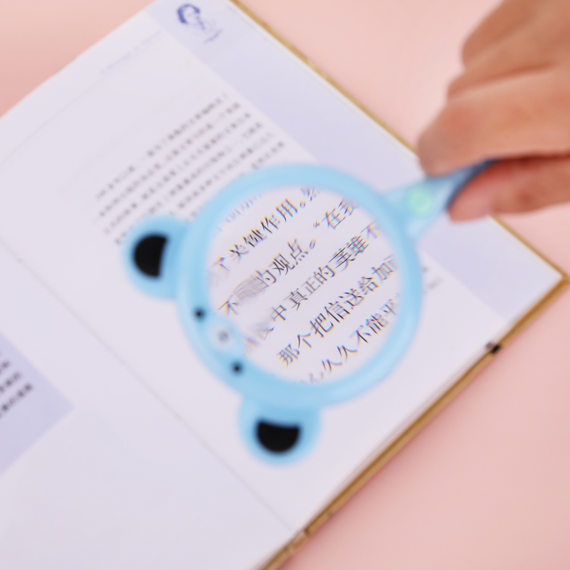 先锋9820卡通放大镜儿童科学高清放大光学阅读手持式玩具放大镜详情9