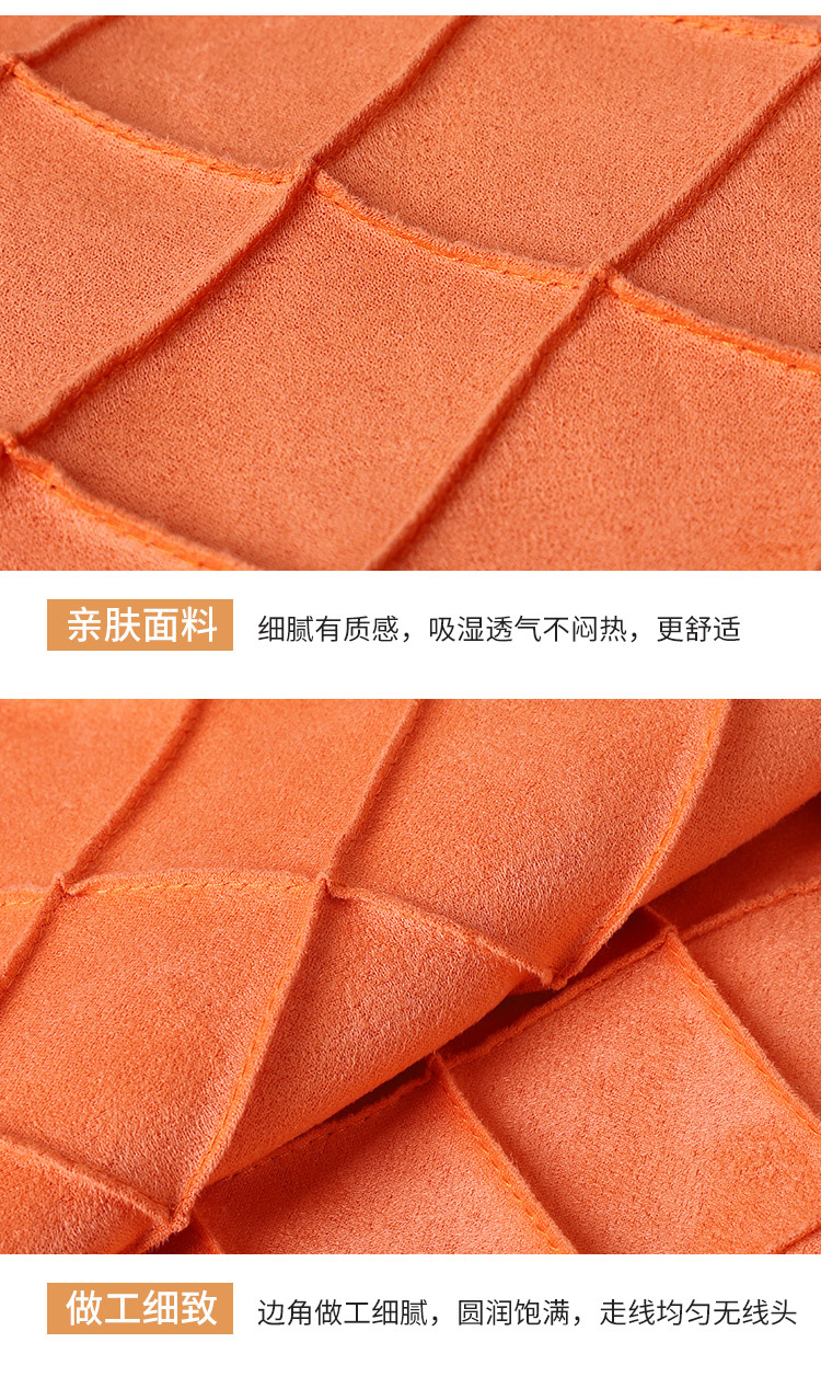 Diamond-shaped suede pillowcase, solid color square simple pillow, office sofa waist pillow, home decoration cushion pic 14