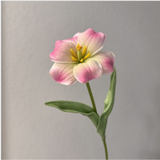 PU开口笑郁金香仿真假花手感保湿婚庆用花摄影道具装饰摆件仿真花详情28