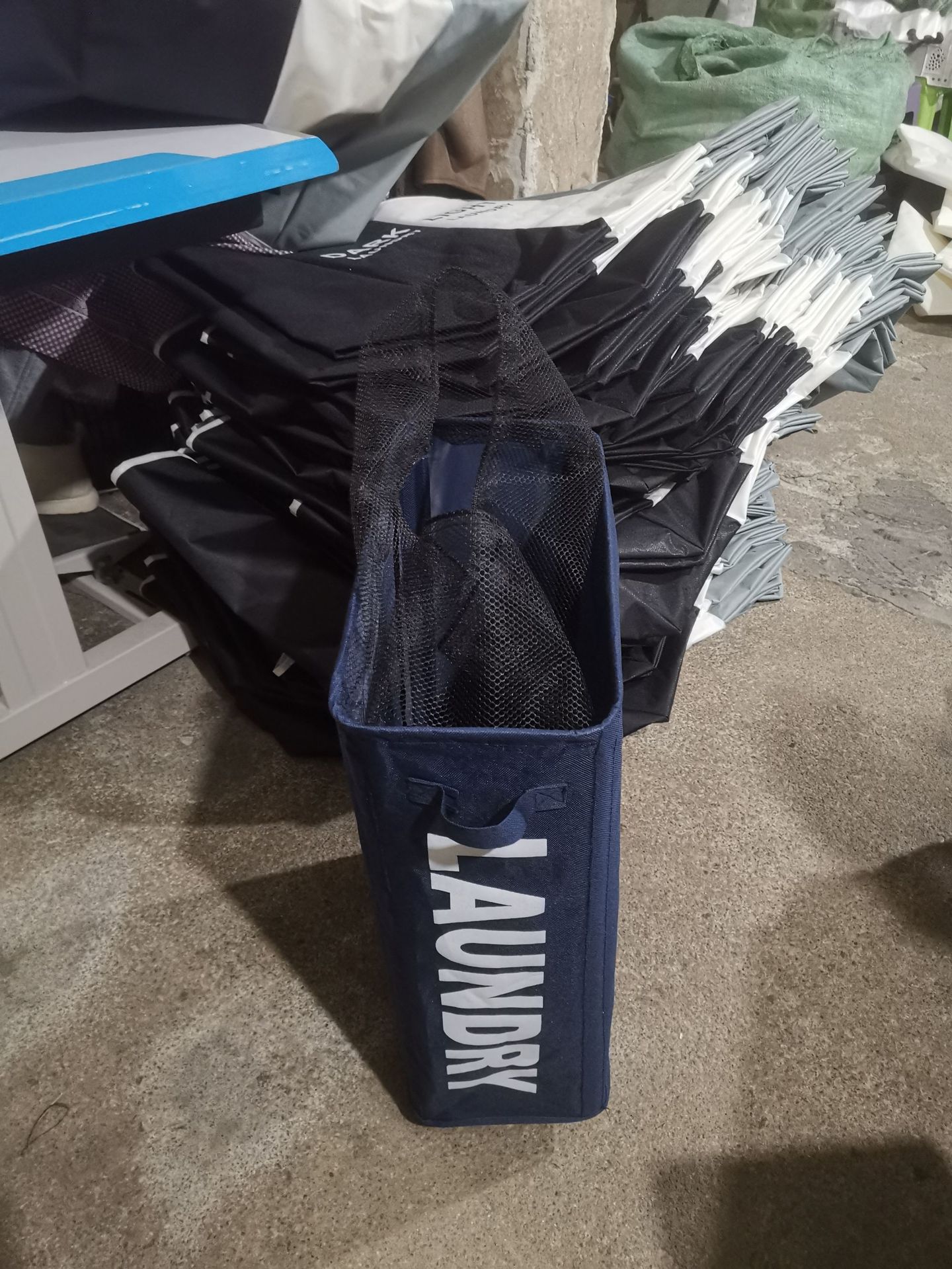 可折叠牛津布洗衣篮卫浴脏衣篓瑜伽垫收纳篮脏物篮便携洗衣篮详情20