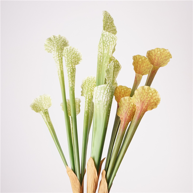 瓶子草高级感is简约风仿真花植物配件婚礼装饰批发花材花艺装饰详情2