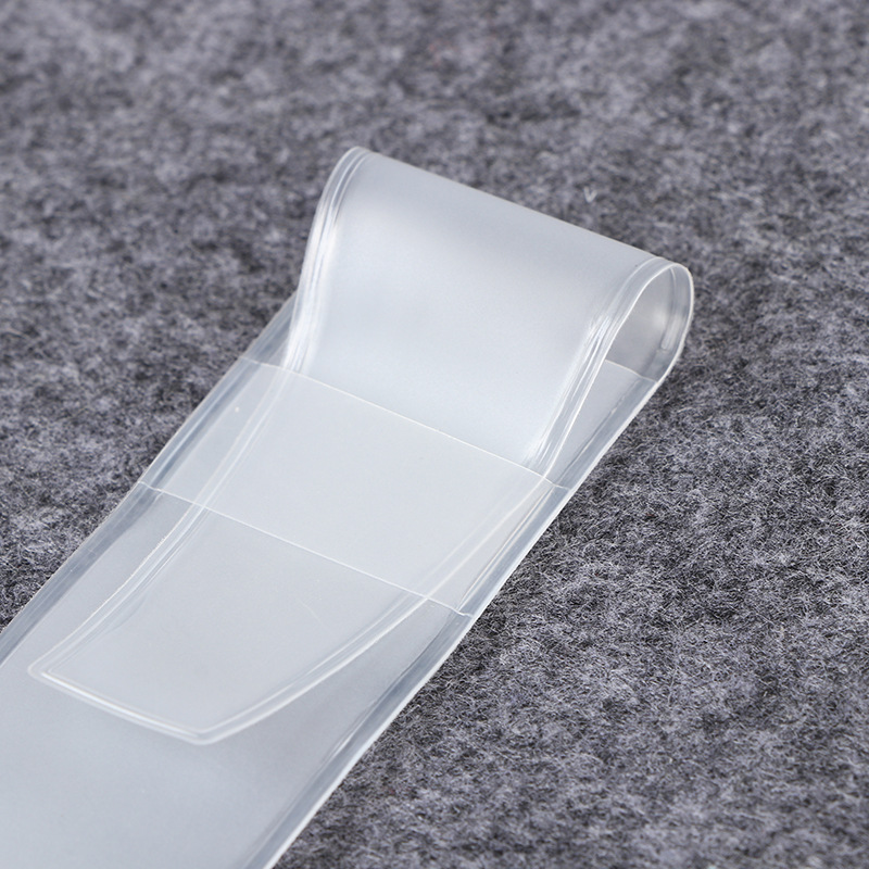 Small-sized independent waterproof EVA packaging bag, creased transparent frosted storage bag, makeup brush bag pic 8