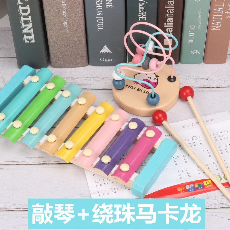 威威虎儿童乐器套装手敲琴婴幼儿音乐启蒙早教奥尔夫打击乐器玩具详情11