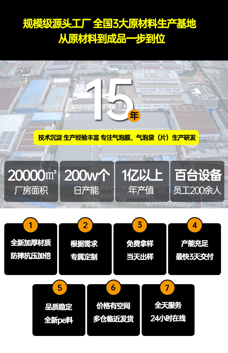 Double-layer thickened shockproof and drop-resistant bubble bags, transparent foam bags, express delivery bags, wholesale foam bubble film bubble bags pic 1