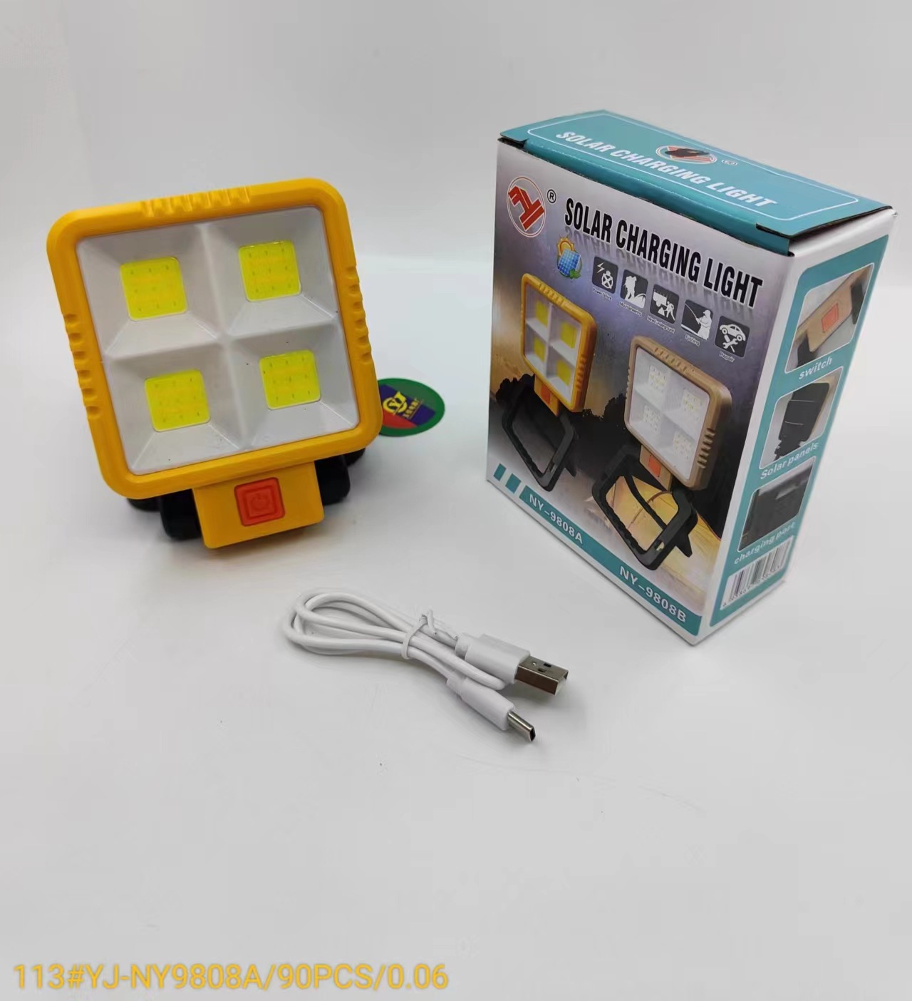 New multi-functional household led emergency light, usb charging, outdoor camping solar lighting lamp, mini portable lamp pic 2