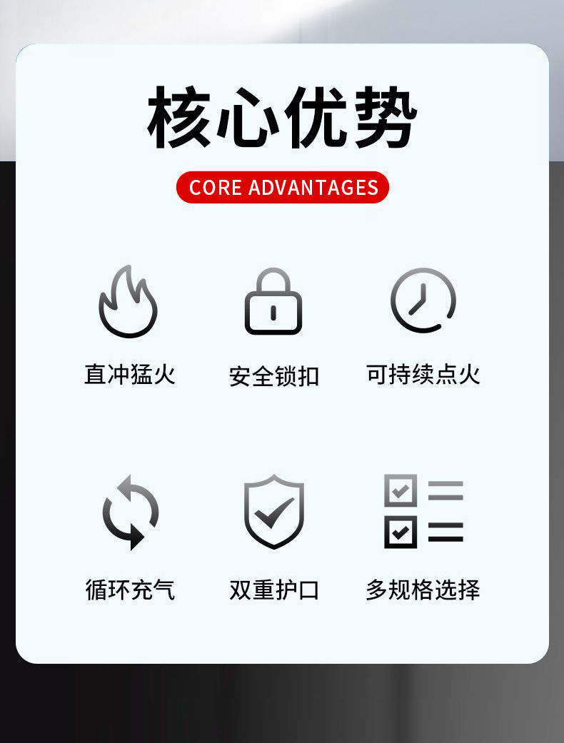 艾灸防风创意打火机直冲气体点火器点艾条雪茄烘焙喷枪批发跨境详情2