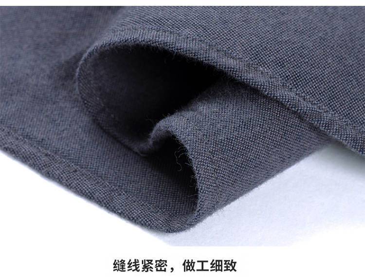 新疆长绒棉新款牛津纺双面磨毛男衬衫经典百搭商务绅士纯棉男衬衣详情20