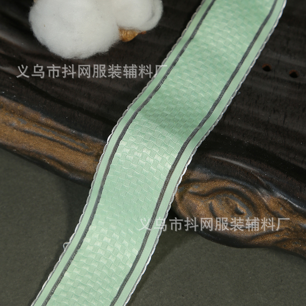 Диафрагматический атласный атлас с diy-бантиком на конце ушной сетки pic 4