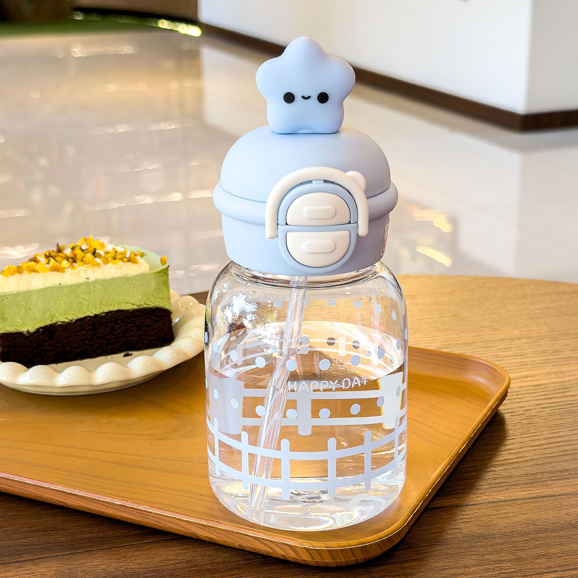 弹跳双饮星宝杯卡通公仔水杯户外便携手提杯学生吸管杯礼品杯批发详情8