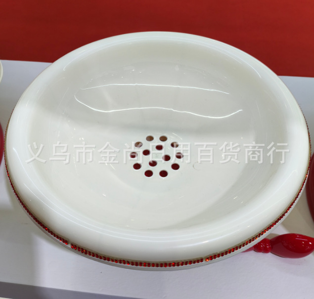 A simple fruit plate, a coffee table for the living room, a tiled fruit plate with legs, a draining basket, and a must-have snack table for the living room pic 3