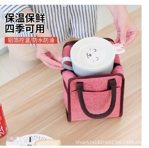 饭盒手提包保温袋铝箔加厚便当袋饭盒袋学生医院带饭包大号上班族详情17