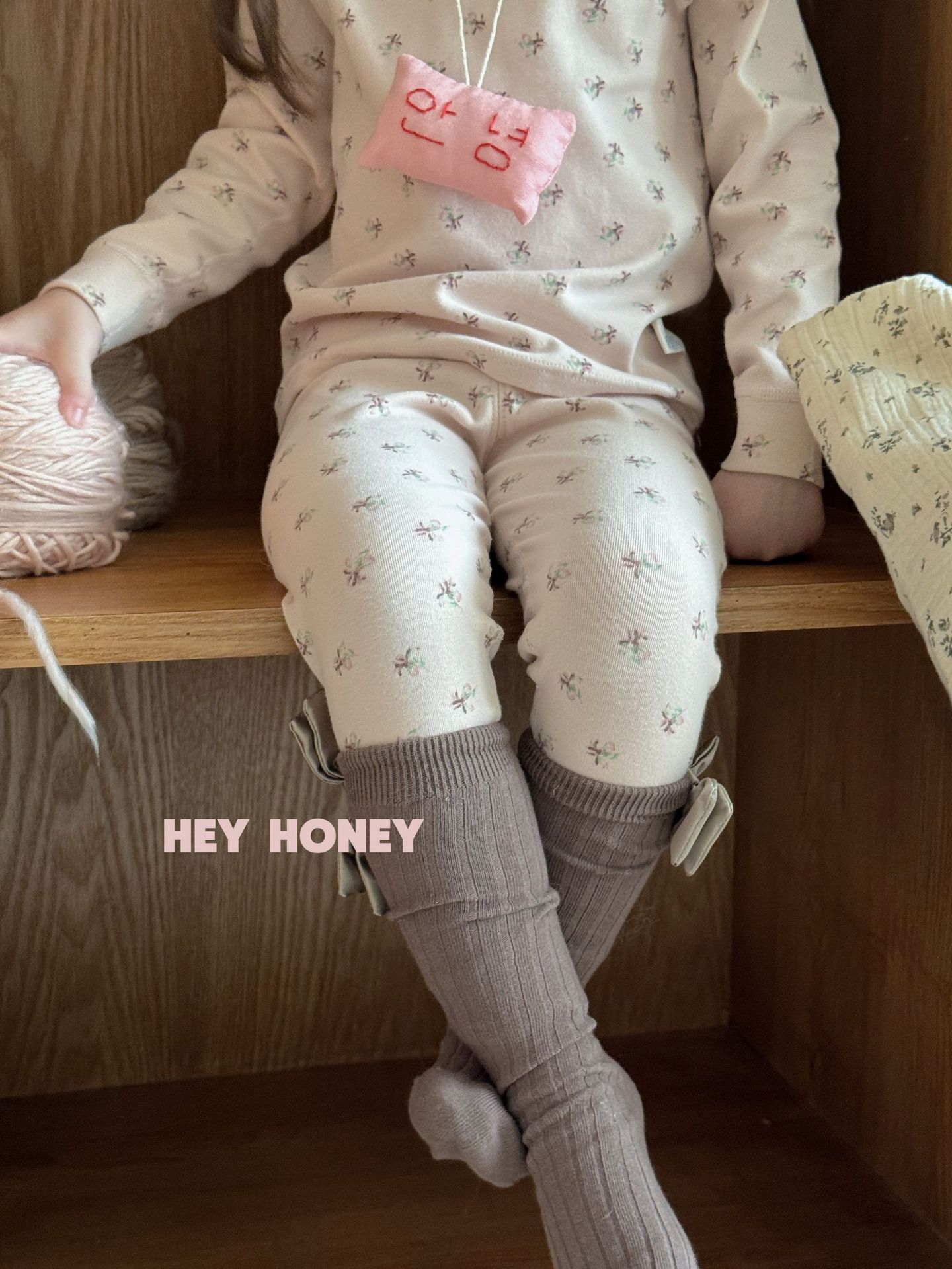 大小卷 Hey honey男女童舒绒秋衣秋裤内衣套装居家服儿童家睡衣详情25