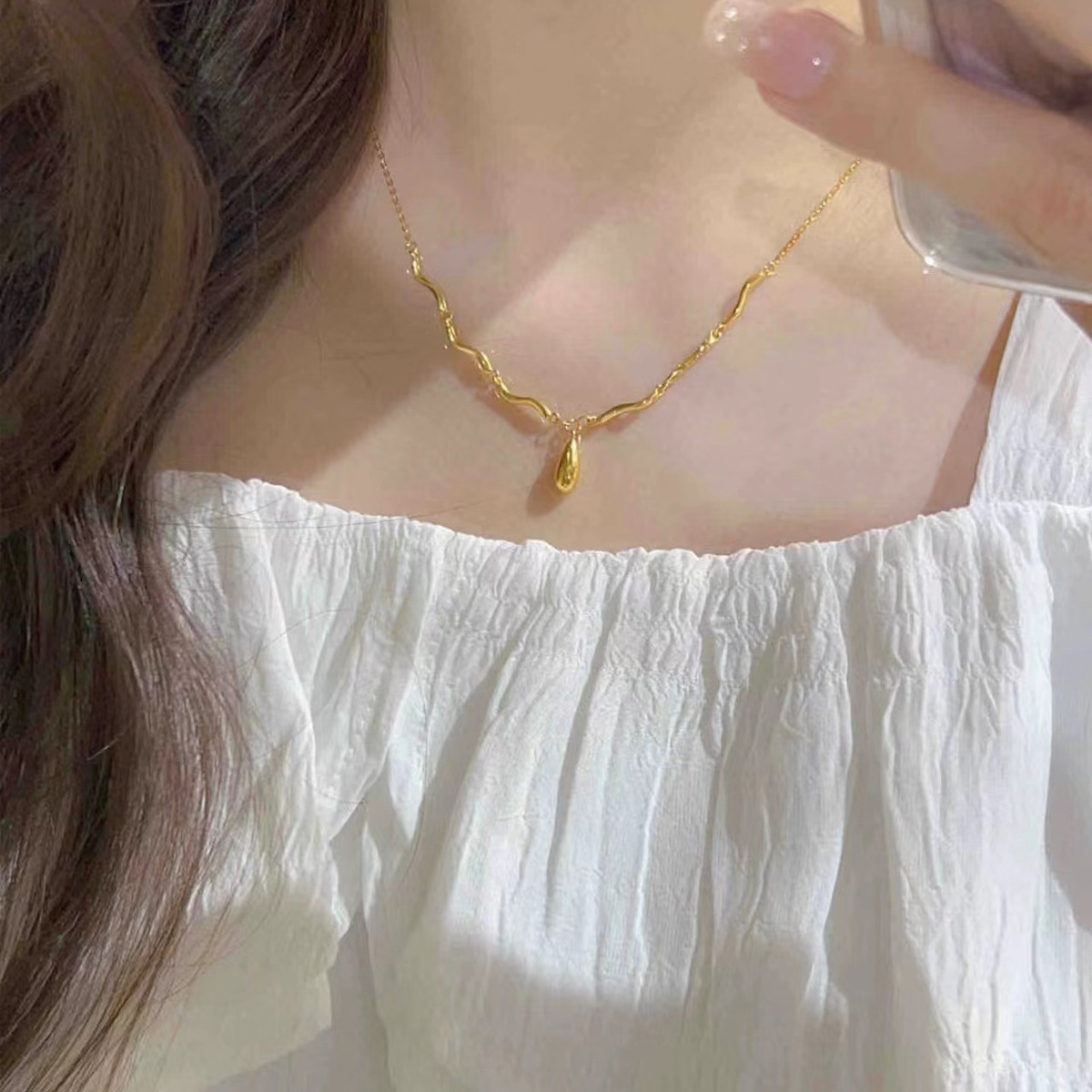 s925纯银珍珠蝴蝶项链女设计感小众高级感不掉色配饰百搭锁骨链潮详情35