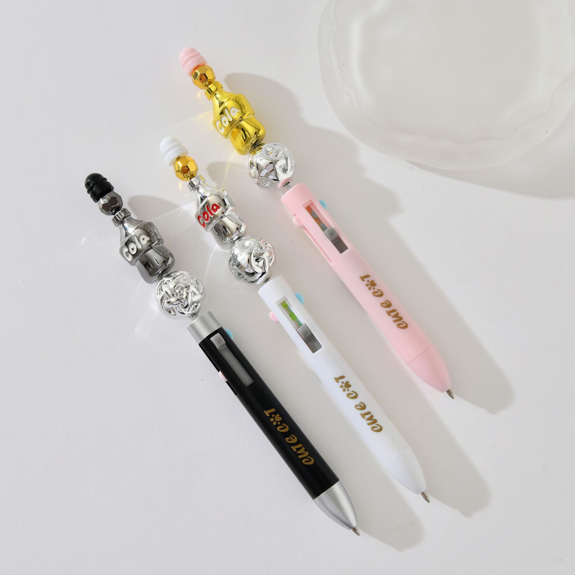 Chenxi Chuan Chuan Le 4-color Ballpoint Pen, creative and fun medium Oil pen, notebook, drawing, marking and color pen, New stationery wholesale pic 11