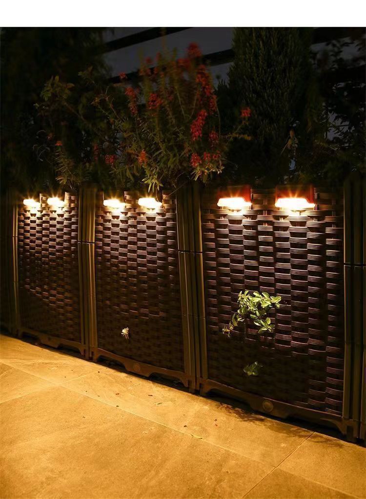 太阳能台阶灯户外庭院灯栏杆灯阶梯灯围栏灯装饰景观灯墙壁篱笆灯详情11