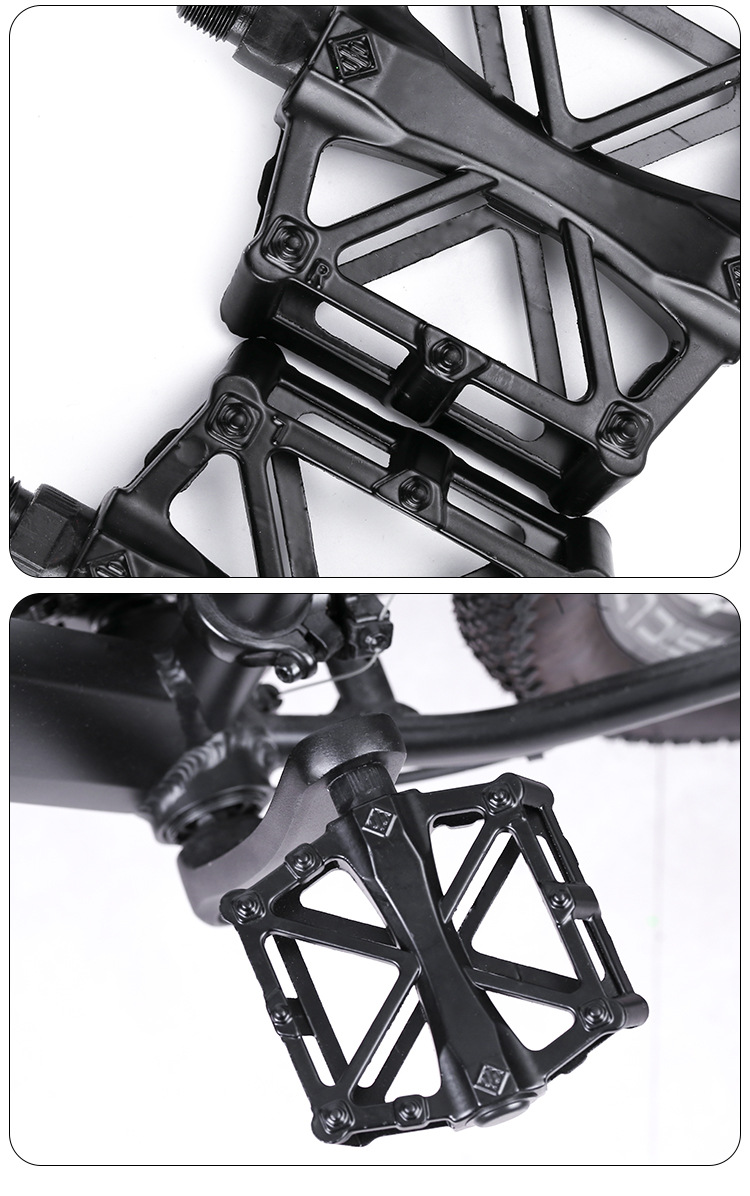 跨境铝合金两轴承脚踏扳自行车轴承脚踏 山地车铝合金脚踏X型脚踏详情14