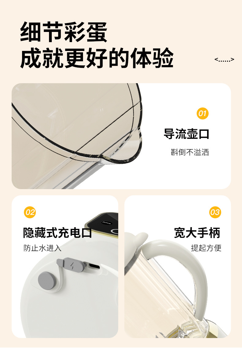 外贸新款双刀头榨汁机无线电动大容量果汁机便携式搅拌机现榨详情18