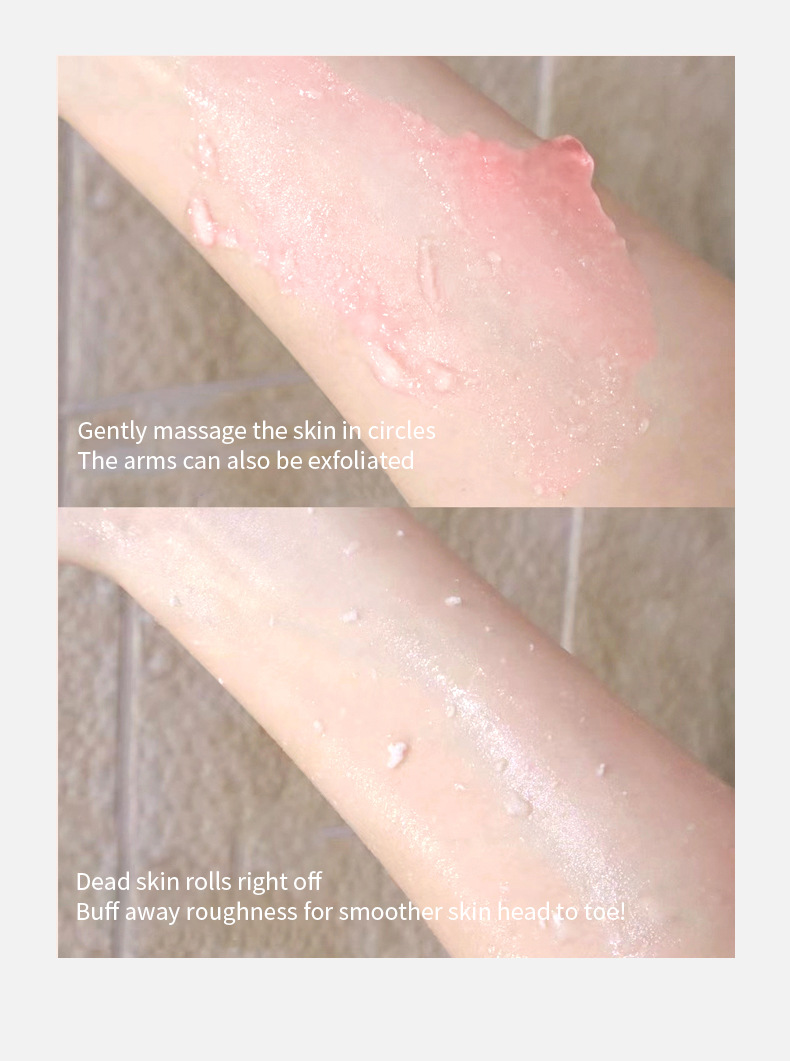 【跨境专供】bosuya水蜜桃去角质磨砂膏保湿滋润身体磨砂膏批发详情12