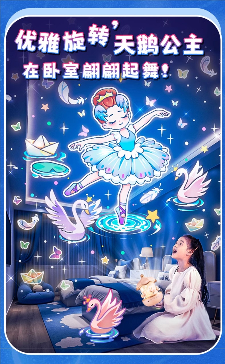 女孩子儿童玩具2025爆款生日礼物3岁4以上小女童的5星空6投影灯10详情1