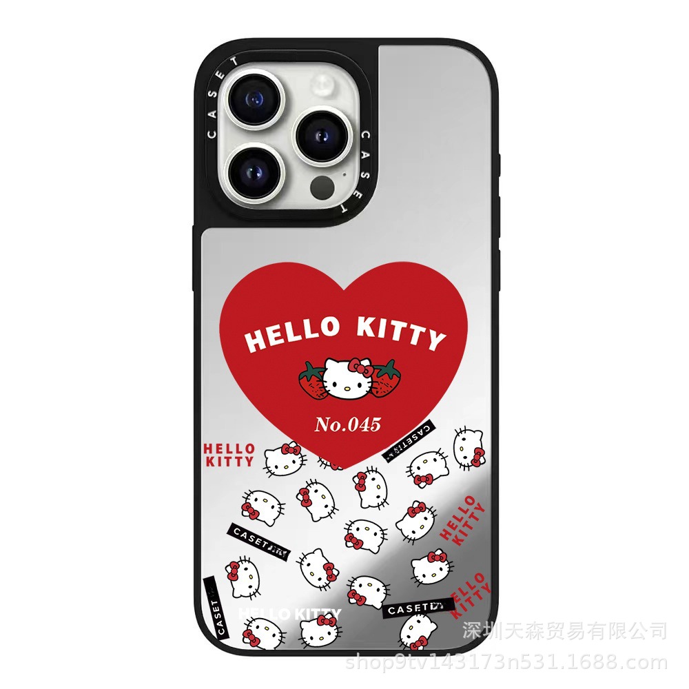CASETi联名KT猫贴纸适用iphone16pro苹果15Promax手机壳13/12防摔详情13