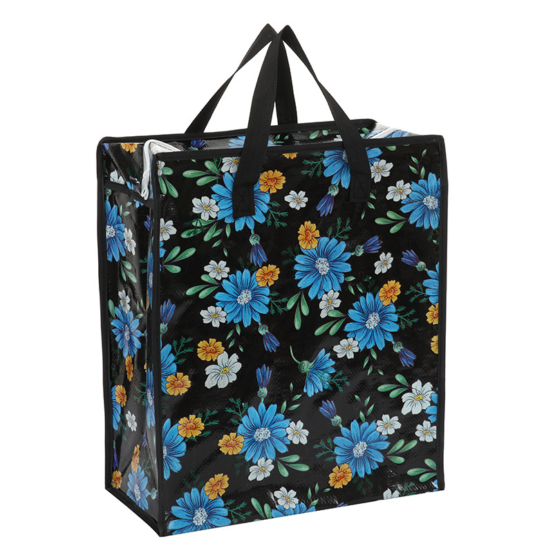 厂家批发衣物收纳袋防水防潮编织袋家用棉被衣服收纳手提打包袋详情28