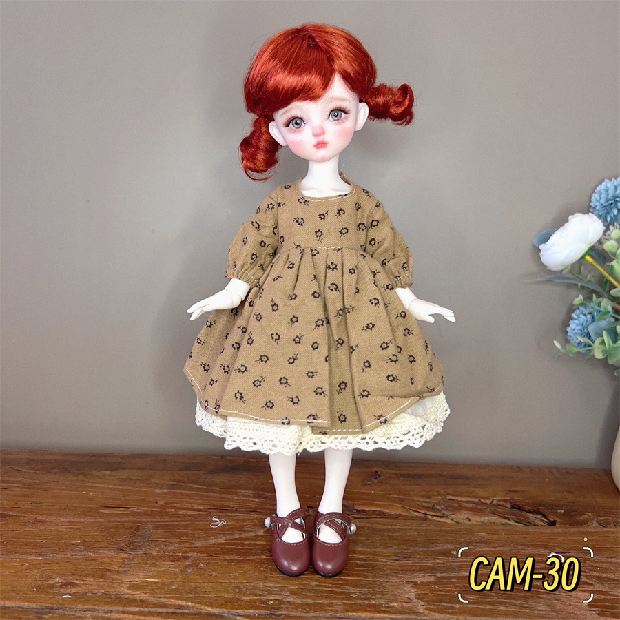 6分BJD玩偶换装衣服30厘米洋娃娃衣服森系可爱卡通洛丽塔裙子详情29
