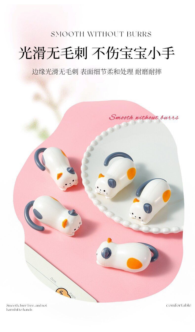 小红书同款发条翻滚小猫手动上弦儿童解压益智玩具详情6