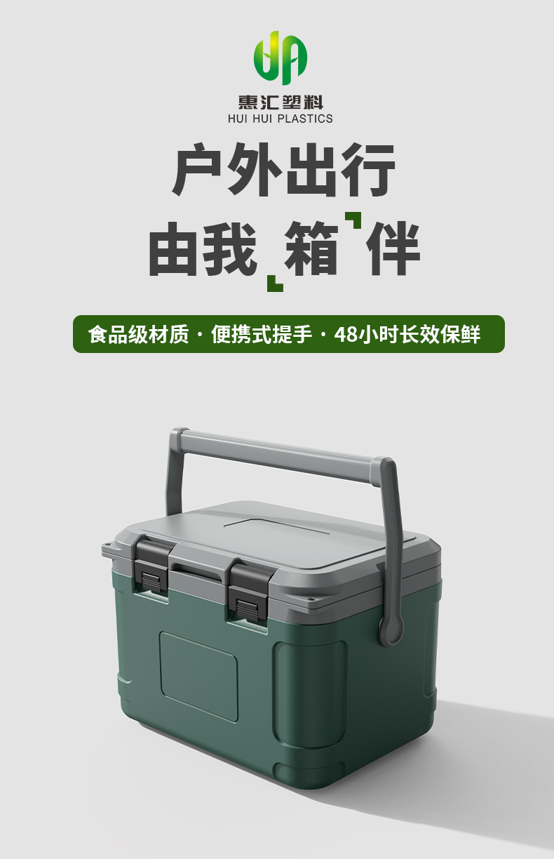 21L insulated box, prefabricated house insulated refrigeration box, portable outdoor picnic box for preservation pic 2